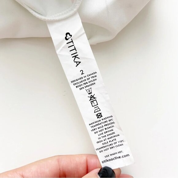 Titika Power Short Sleeve Shirt White Size 2 - Picture 6 of 6